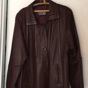 Women’s Brown Leather Coat